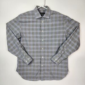 John Varvatos Shirt Mens M Career‎ Wear Preppy Gothic Elegance Rock N Roll Edgy